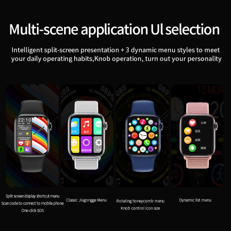HW18 1.6 inch TFT Screen Smart Watch, Support Bluetooth Call / 3D Dynamic UI Interaction(Purple)