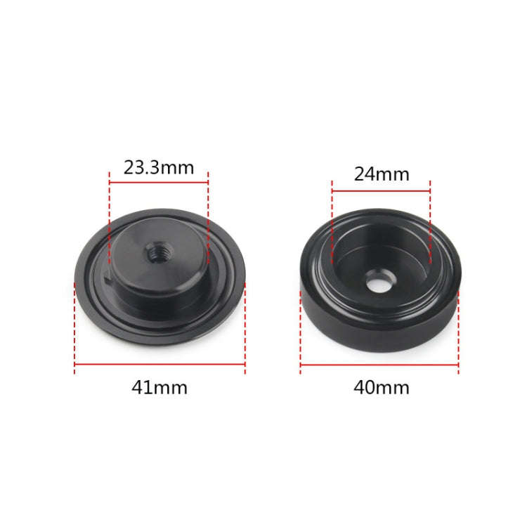 Car 40mm Rear Wiper Arm Cover for Honda Civic / Acura RSX Integra(Black)
