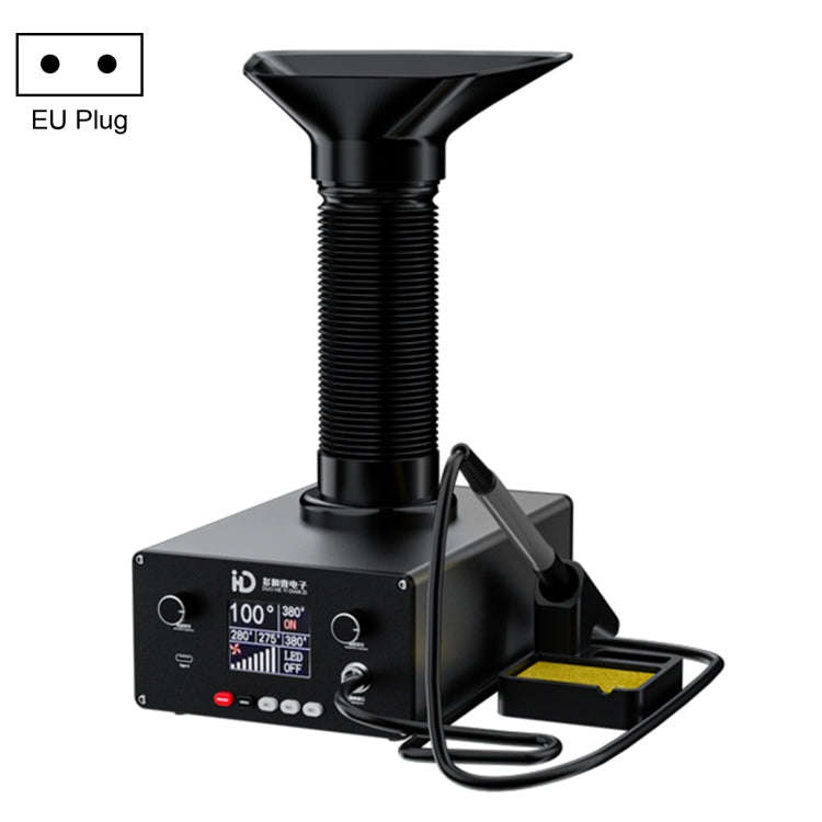 TBK D-201 2 in 1 Intelligent Constant Temperature Soldering Iron With Solder Smoking Absorber Too...