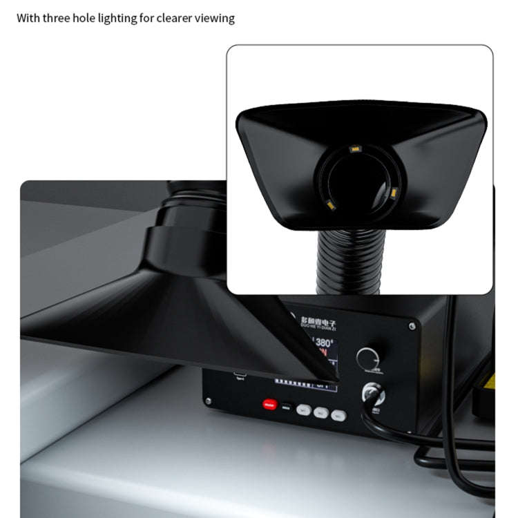 TBK D-201 2 in 1 Intelligent Constant Temperature Soldering Iron With Solder Smoking Absorber Too...