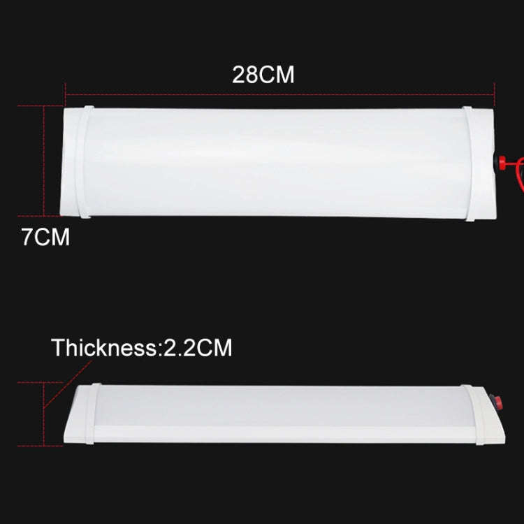 2 PCS ZS-3330 Truck LED Inside Reading Light Car Cabin Light Bar, Voltage:DC24V(White Light)
