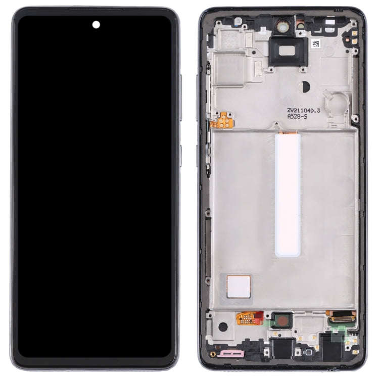 Original Super AMOLED LCD Screen For Samsung Galaxy A52S 5G SM-A528B Digitizer Full Assembly with...