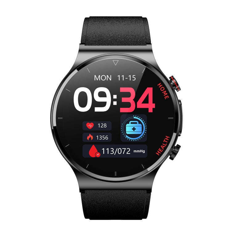E300 1.32 Inch Screen TPU Watch Strap Smart Health Watch Supports Body Temperature Monitoring, EC...