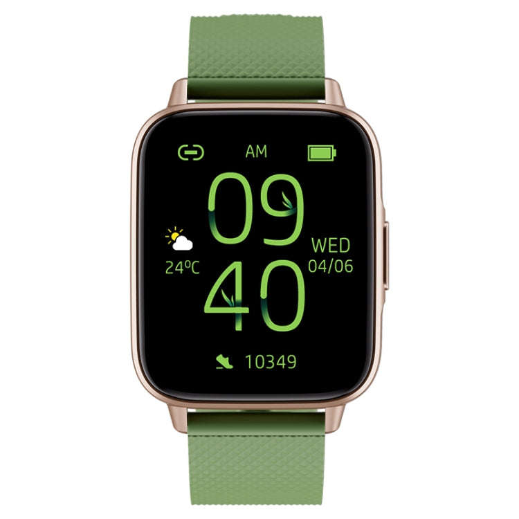 FW02 1.7 Inch Square Screen Silicone Strap Smart Health Watch Supports Heart Rate, Blood Oxygen M...