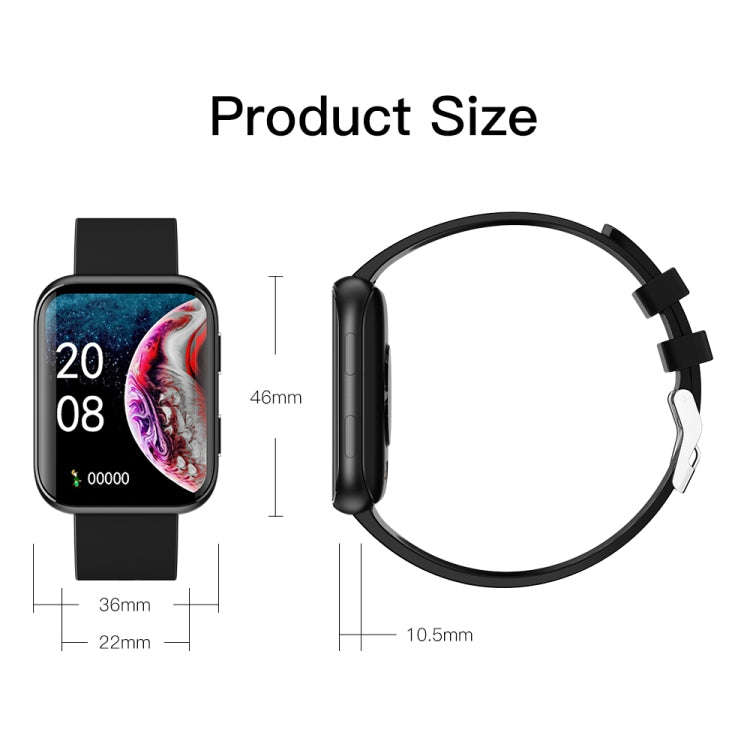 GX08 1.69 Inch Square Screen Smart Watch Supports Heart Rate Detection, Blood Pressure Detection,...