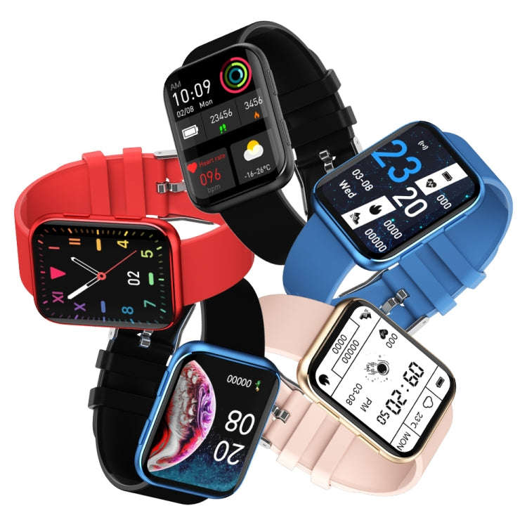 GX08 1.69 Inch Square Screen Smart Watch Supports Heart Rate Detection, Blood Pressure Detection,...