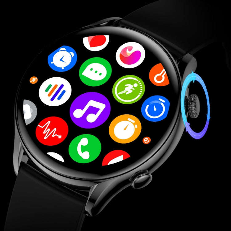 X5 1.32 Inch Round Screen Silicone Strap Smart Health Watch Supports Body Temperature Monitoring,...