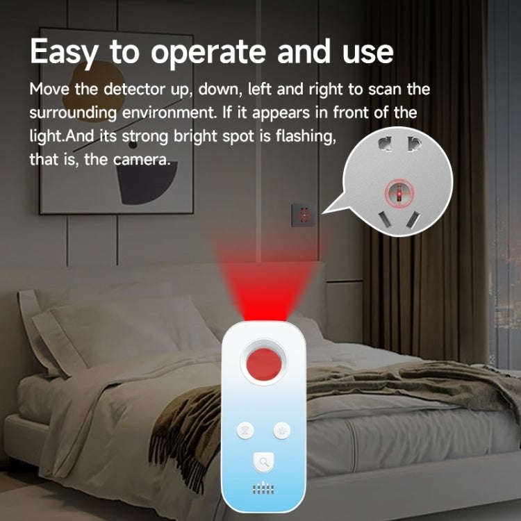 ZH007 Multifunctional Infrared Signal Camera Detector(White)