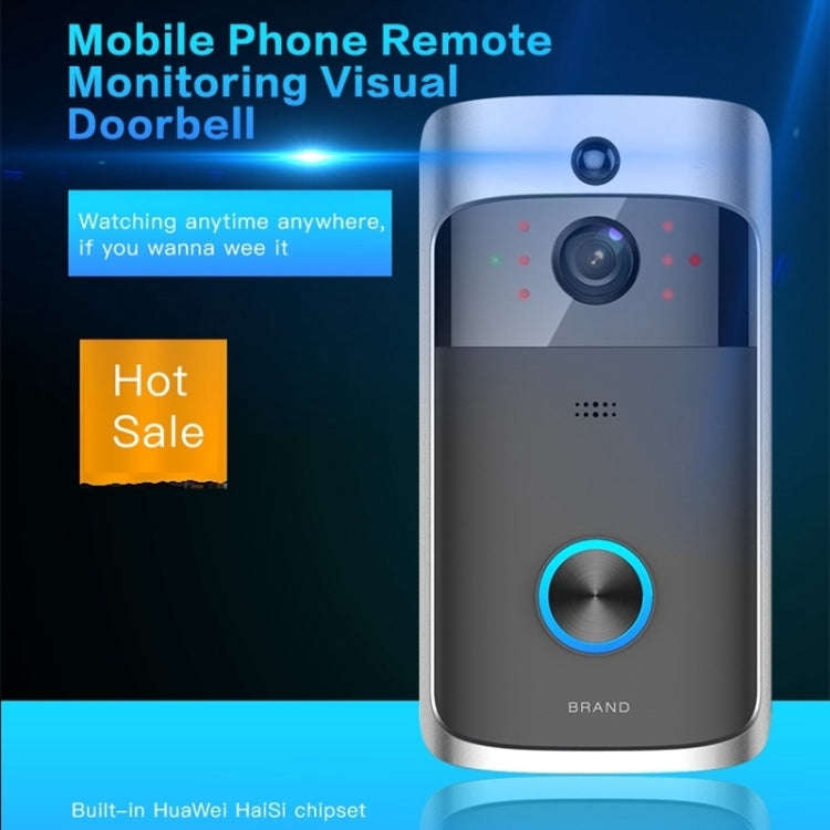 M3 720P Smart WIFI Ultra Low Power Video Visual Doorbell With Ding Dong Version(UK Plug)