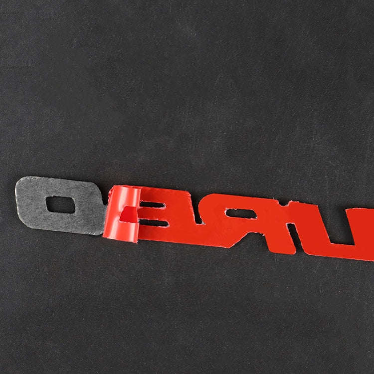 Car Carbon Fiber Body Random Decorative Stickers(Black)