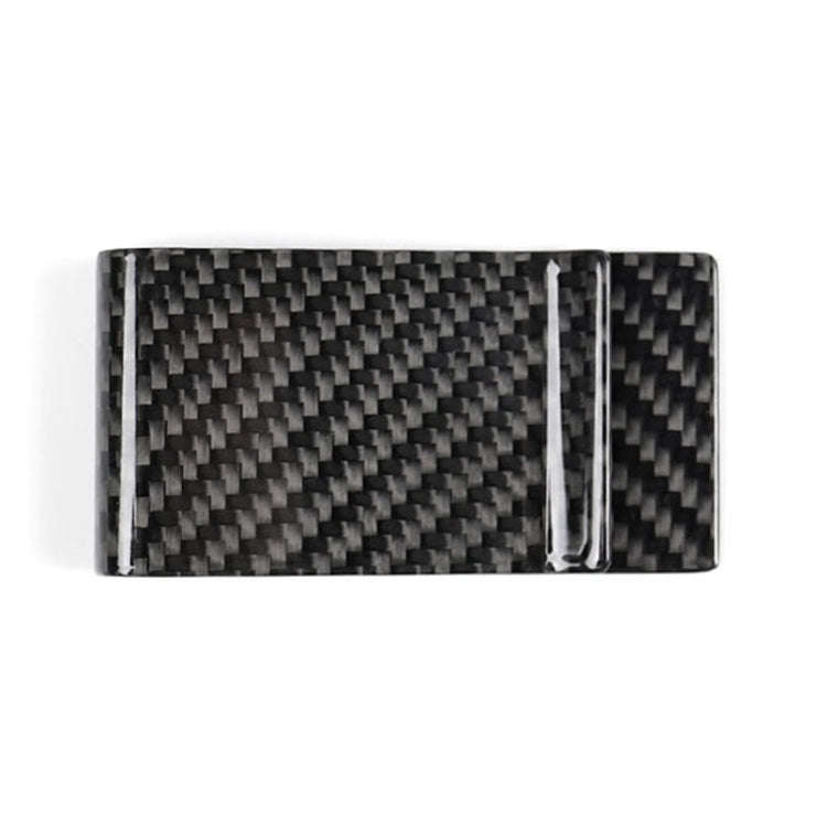 Car Carbon Fiber Card Holder Wallet Credit Card Clip(Polished)