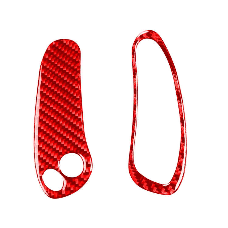 2 in 1 Car Carbon Fiber Sides Speedometer Sticker for Chevrolet Corvette C5 1998-2004, Left Drive...