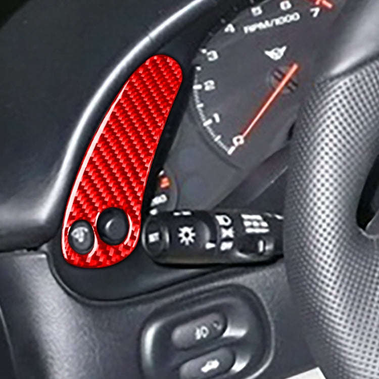2 in 1 Car Carbon Fiber Sides Speedometer Sticker for Chevrolet Corvette C5 1998-2004, Left Drive...