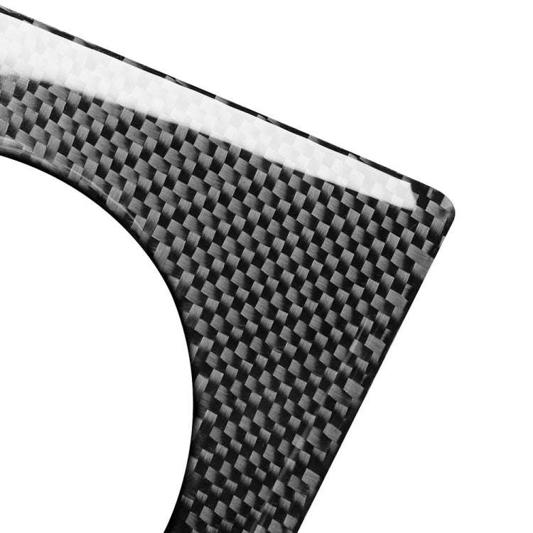 Car Carbon Fiber Rear Seat Multimedia Panel Decorative Sticker for Porsche Panamera 2010-2016, Le...