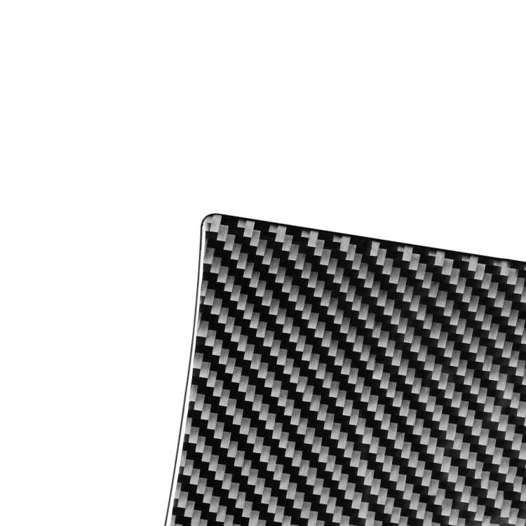 Car Carbon Fiber Rear Armrest Box Panel Decorative Sticker for Porsche Panamera 2010-2016, Left a...