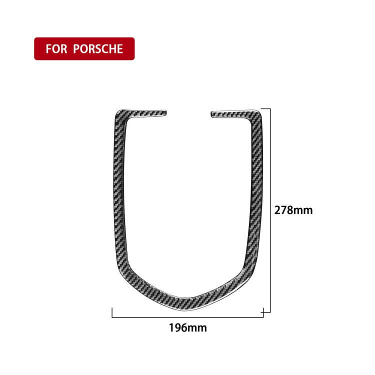 Car Carbon Fiber Front Reading Light Decorative Sticker for Porsche Panamera 2010-2016, Left and ...