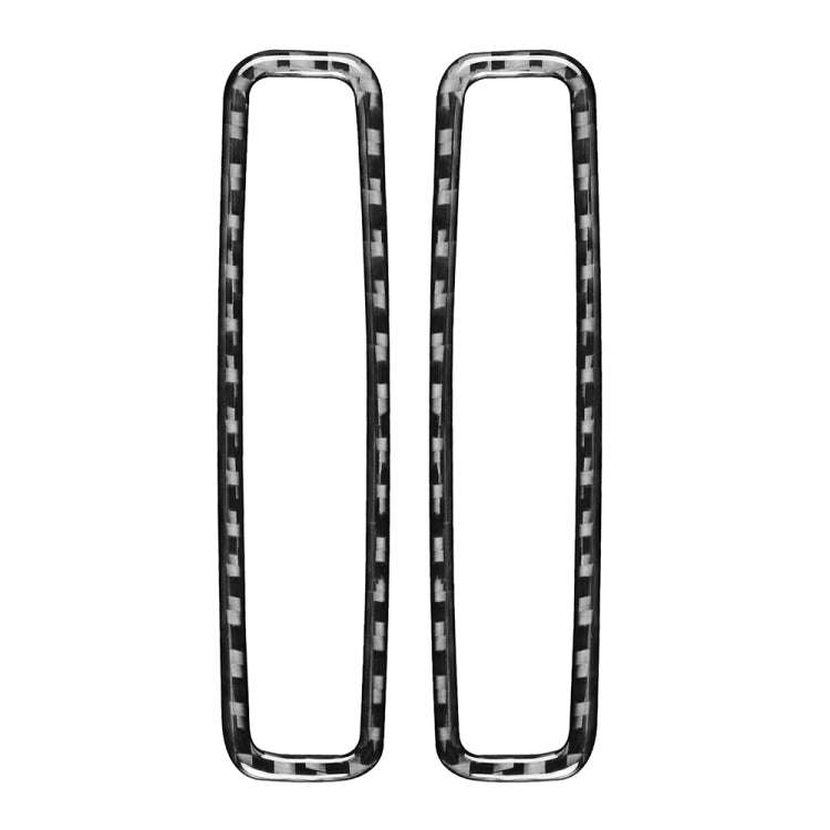 Car Carbon Fiber B-pillar Air Outlet Decorative Sticker for Porsche Panamera 2010-2016, Left and ...
