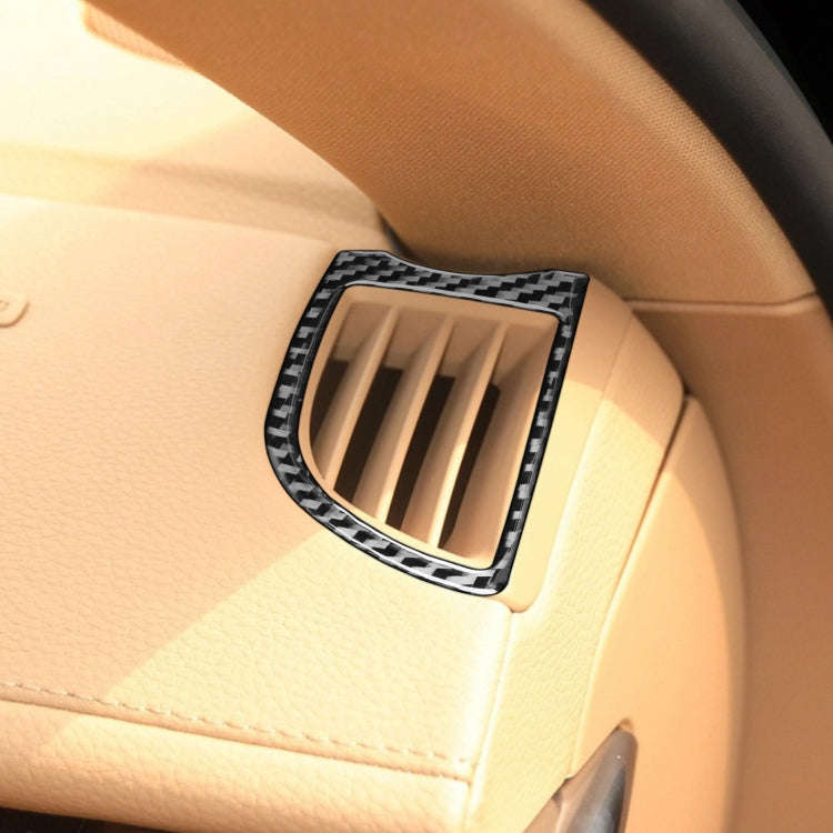 Car Carbon Fiber Dashboard Air Outlet Decorative Sticker for Porsche Panamera 2010-2016, Left and...