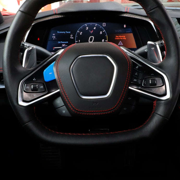 Car Steering Wheel Buttons for Chevrolet Corvette C8 2020-2021(Blue)