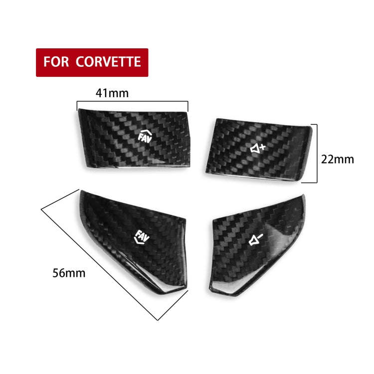 Car Steering Wheel Below Buttons for Chevrolet Corvette C8 2020-2021(White)
