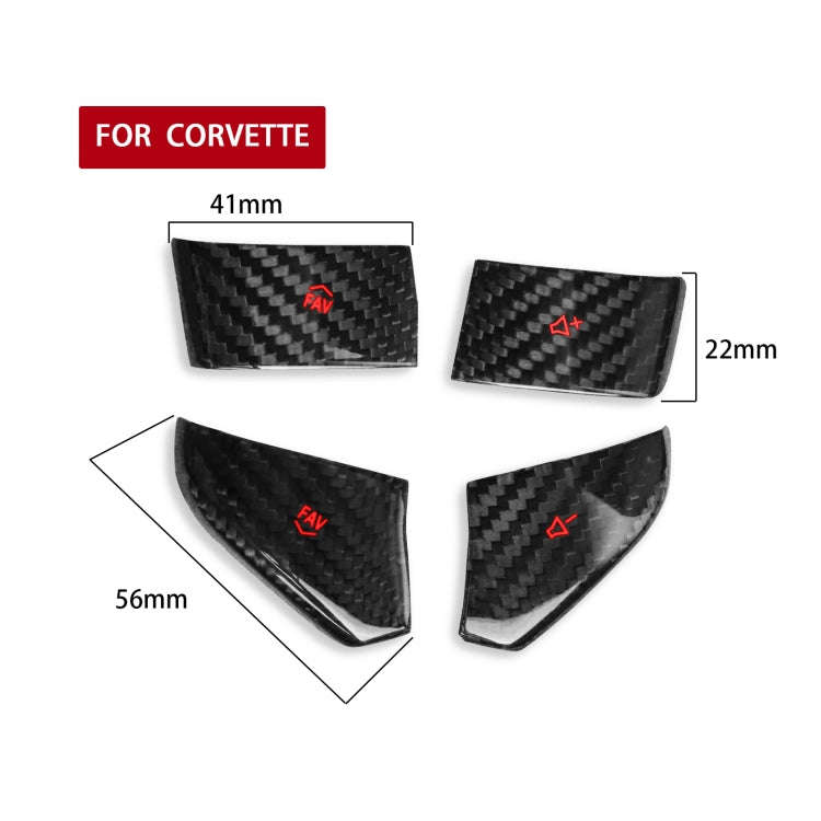 Car Steering Wheel Below Buttons for Chevrolet Corvette C8 2020-2021(Red)