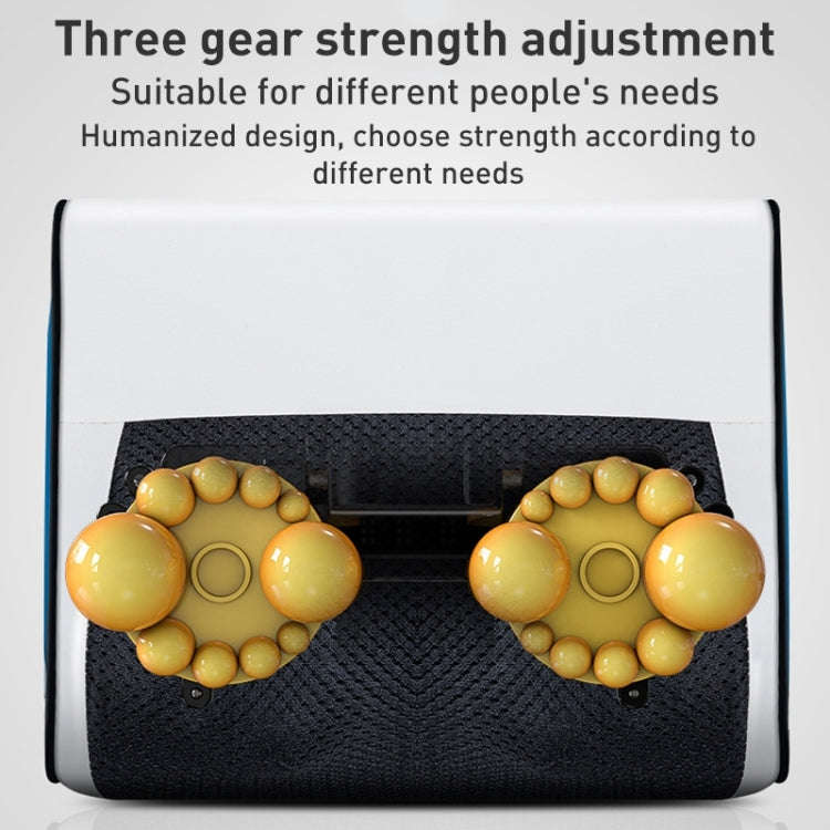 Multifunctional Hot Compress Neck Massager Car Cervical Spine Massage Pillow(Blue Upgrade)