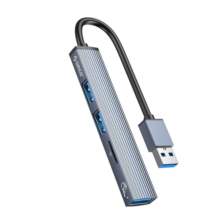 ORICO AH-A12F USB 3.0x1 + USB 2.0x2 + TF Card to USB 3.0 HUB Adapter(Space Gray)