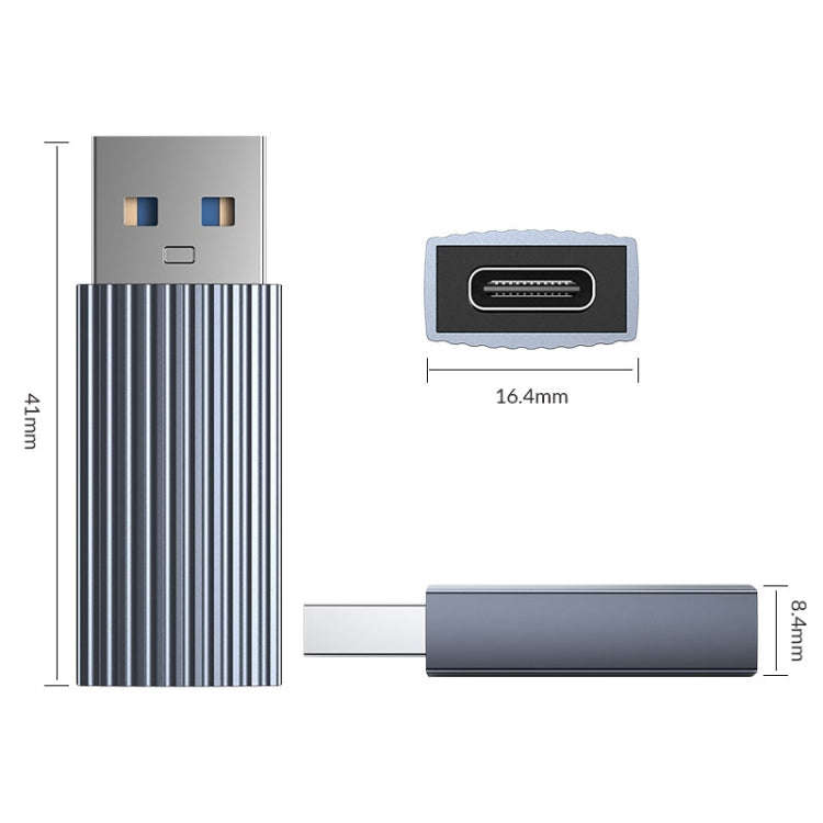 ORICO AH-AC10 10Gbps USB 3.1 to USB-C / Type-C Adapter(Grey)
