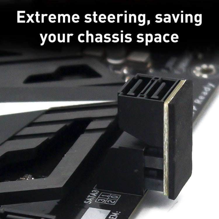 5 PCS Motherboard SATA 7Pin Dual Interface, Model:PH572 180 Degree