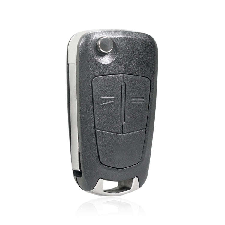 For Opel Car Foldable Blade Key Case with Screw Hole, Style:2-button HU100 without Slot