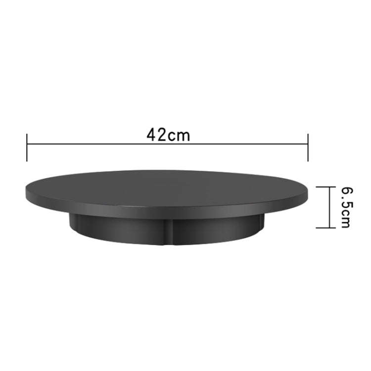 42cm Charging Rotating Display Stand Video Shooting Turntable, Load: 100kg, Power Plug:US Plug(Bl...