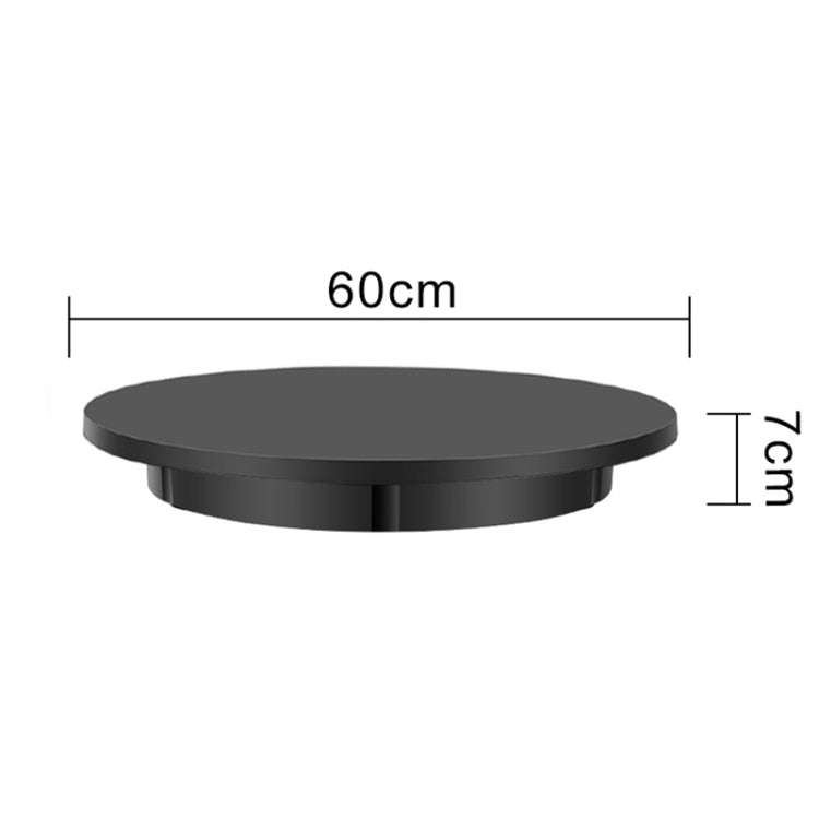 60cm Charging Rotating Display Stand Video Shooting Turntable, Load: 100kg, Power Plug:AU Plug(Bl...