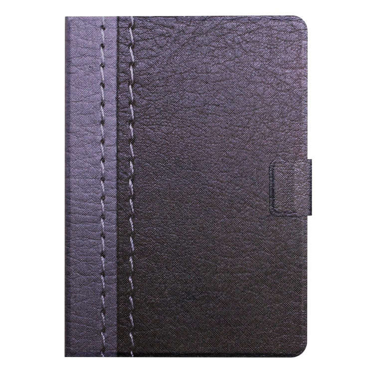 For Huawei MatePad T8 Stitching Solid Color Leather Tablet Case(Grey)
