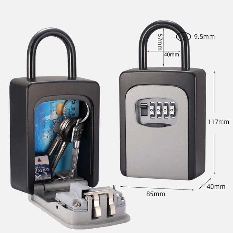 KS6500 Installation-free Hanging Decoration Key Password Box(Blue)