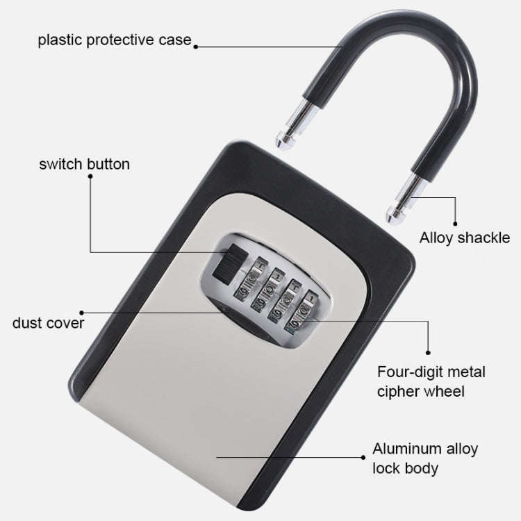 KS6500 Installation-free Hanging Decoration Key Password Box(Blue)