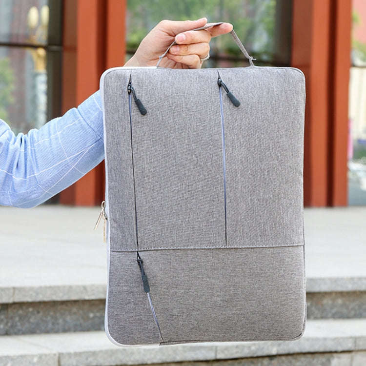 C310 Portable Casual Laptop Handbag, Size:13-13.3 inch(Grey)