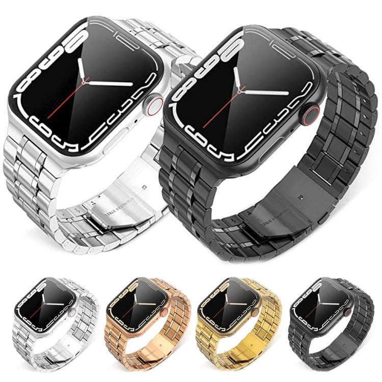 5-bead Stainless Steel Watch Band For Apple Watch Ultra 49mm&Watch Ultra 2 49mm / Series 9&8&7 45...