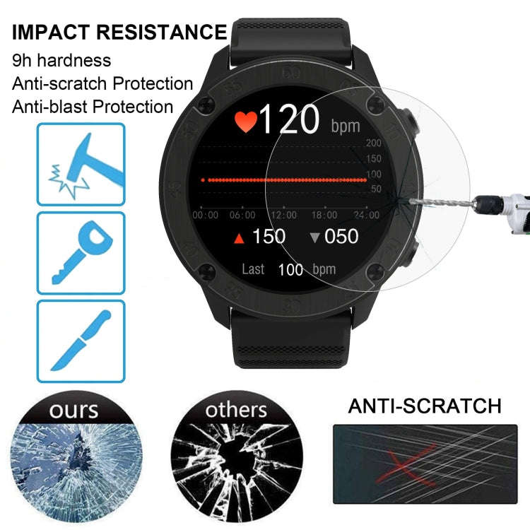 10 PCS 0.26mm 2.5D 9H Tempered Glass Film Watch Screen Protector For Blackview X5