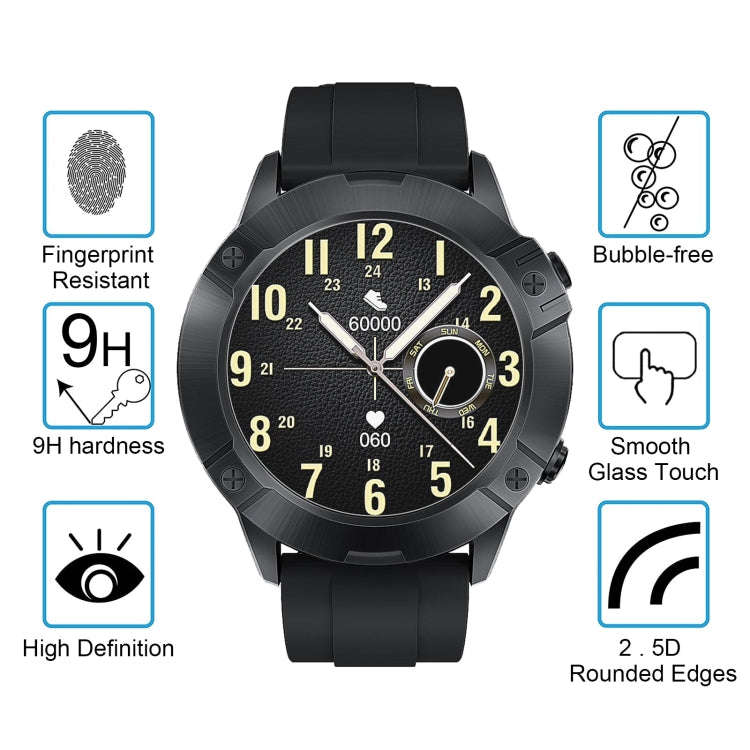 10 PCS 0.26mm 2.5D 9H Tempered Glass Film Watch Screen Protector For Cubot N1