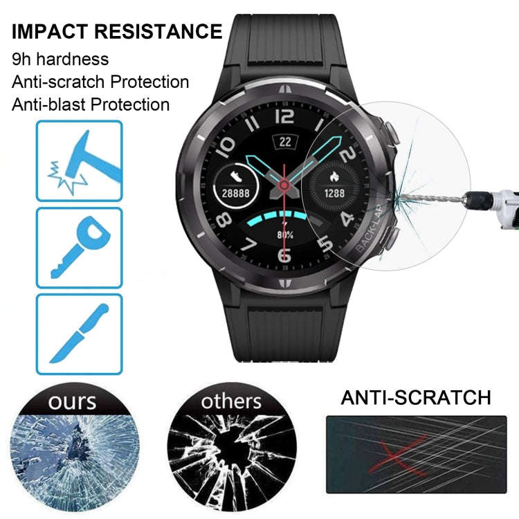 50 PCS 0.26mm 2.5D 9H Tempered Glass Film Watch Screen Protector For UMIDIGI Uwatch GT
