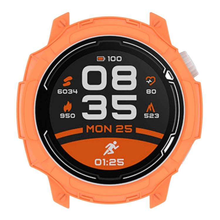 For COROS Pace 2 Armor Hollow TPU Watch Case(Orange)