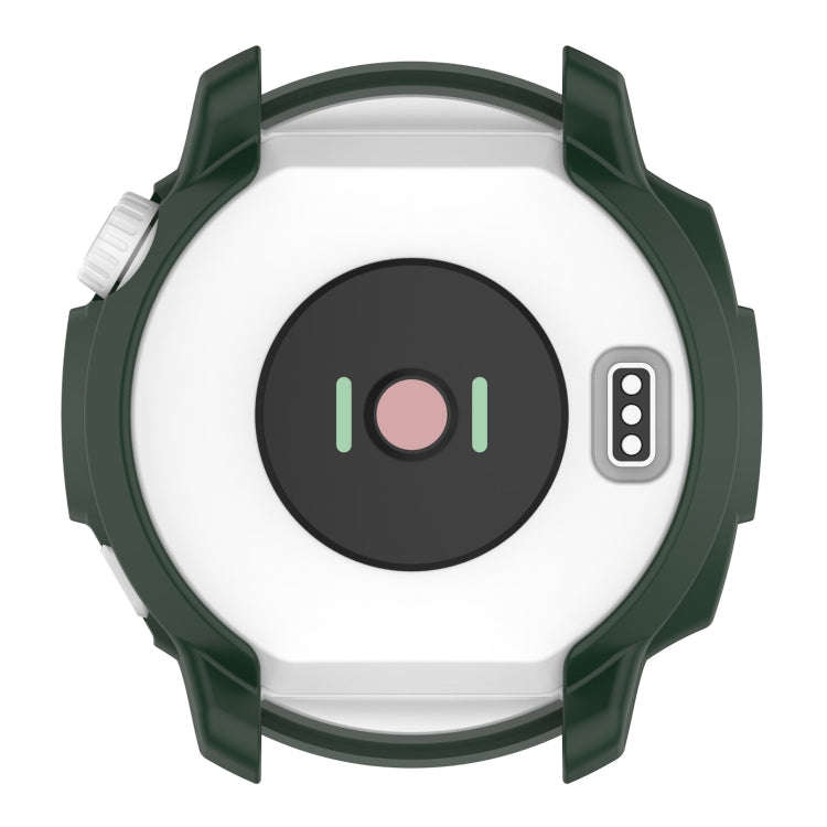For COROS Pace 2 Armor Hollow TPU Watch Case(Olive Green)
