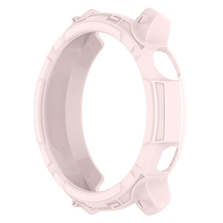 For COROS Pace 2 Armor Hollow TPU Watch Case(Light Pink)
