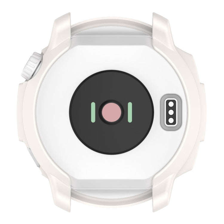 For COROS Pace 2 Armor Hollow TPU Watch Case(Ivory White)