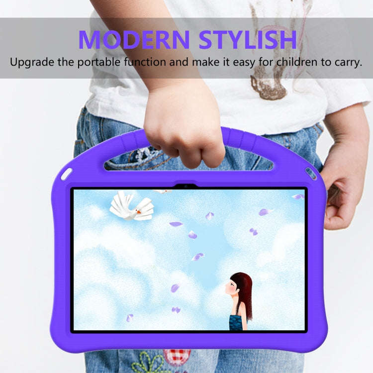 For Huawei MatePad Pro 10.8 2021 EVA Shockproof Tablet Case with Holder(Purple)
