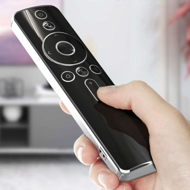 Remote Control TPU Protective Case For Xiaomi Double Button with Voice Button(Black)