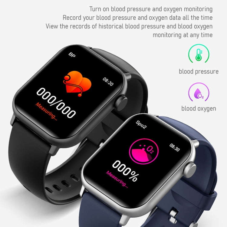 ZW27 1.81 inch TFT Screen Smart Watch Support Body Temperature / Heart Rate Monitoring(Blue)