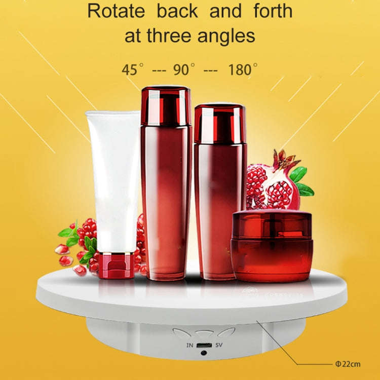 3 in 1 Electric Rotating Display Stand Turntable(Black)