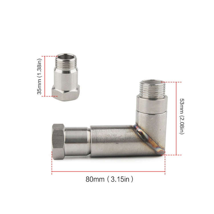 MR-08031 Car Sensor 90 Degree Extension Connector M18x1.5