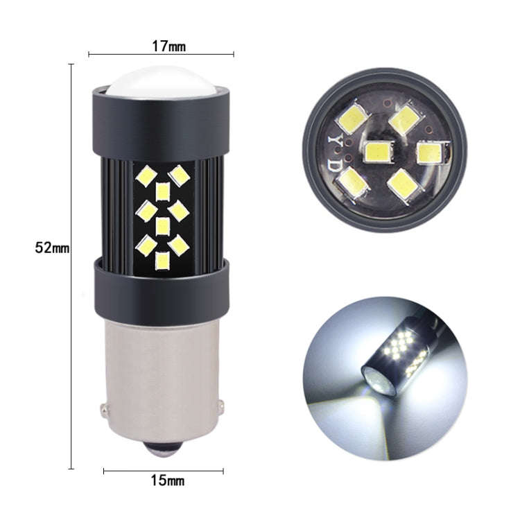 1 Pair 1156 12V 7W Continuous Car LED Fog Light(Red Light)